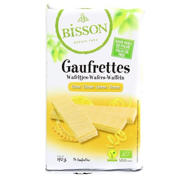Bisson Gaufrettes Citron 190G
