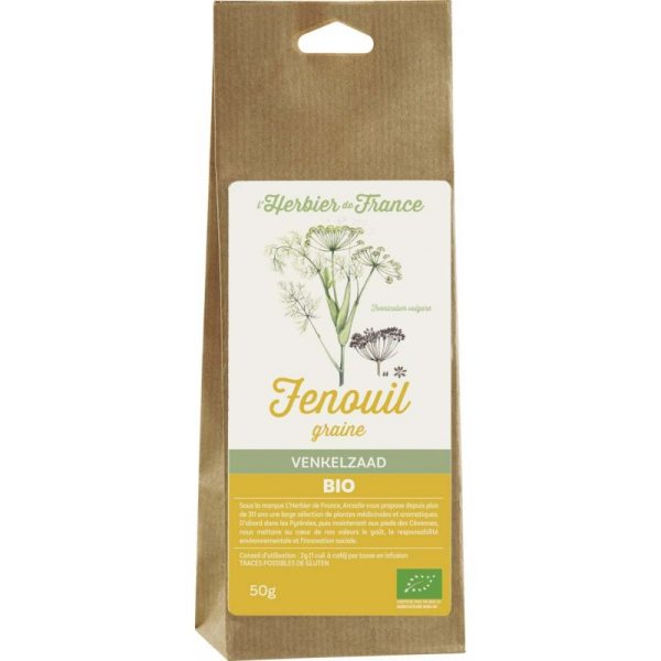 L'herbier de France Fenouil Graines 50G