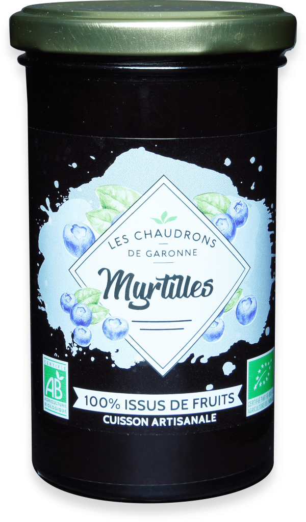 Les Chaudrons de Garonne Préparation 100% Fruits Myrtilles 275G