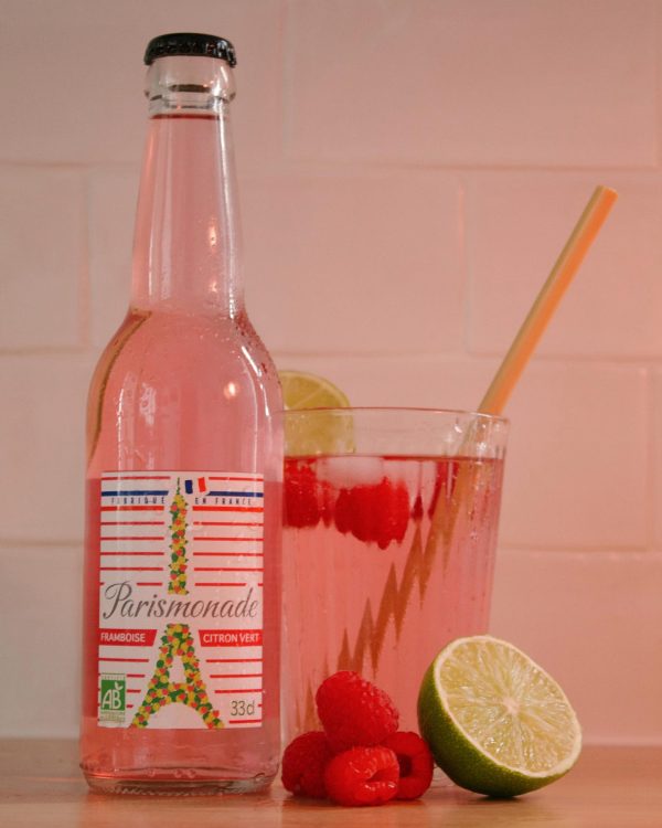 Limonade de Paris Limonade Framboise Citron Vert 33Cl