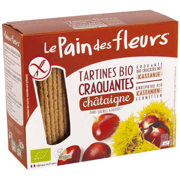 Le Pain des Fleurs Tartines Craquantes Châtaigne 150G