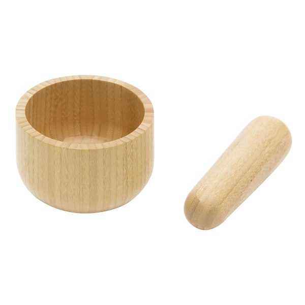 Pebbly Set Pilon et Mortier en Bomboo