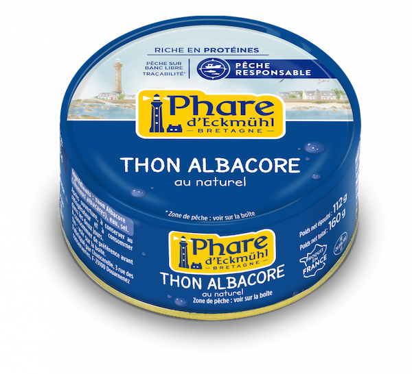 Phare d'Eckmuhl Thon Albacore au Naturel 80G
