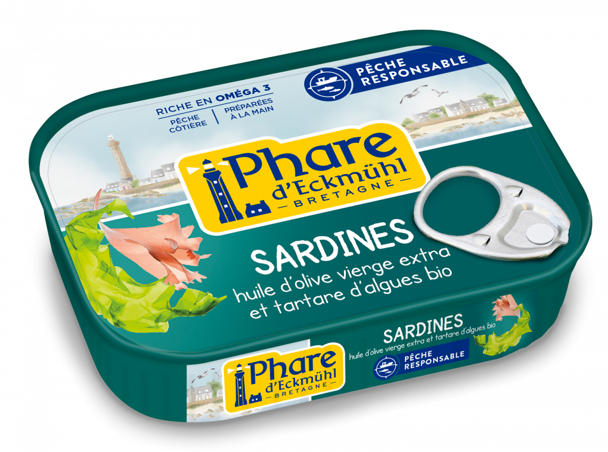 Phare d'Eckmuhl Sardines au Tartare d'Algues 102G