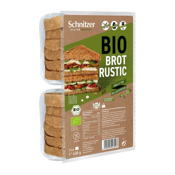 Schnitzer Pain de Mie Rustic sans Gluten 430G