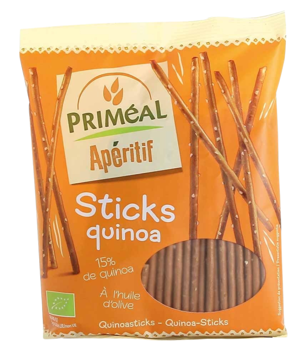 Primeal Sticks Quinoa à l’Huile d’Olive 100G