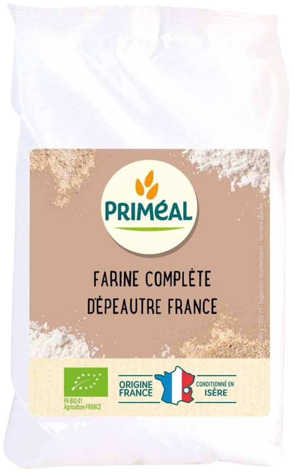 Primeal Farine d’Épeautre Complète 1Kg