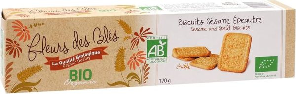 Fleurs des Blés Biscuits Sésame Épeautre 170G