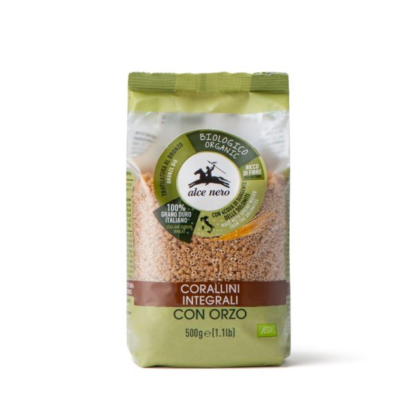 Alce Nero Corallini de Blé Dur avec Orge 500G