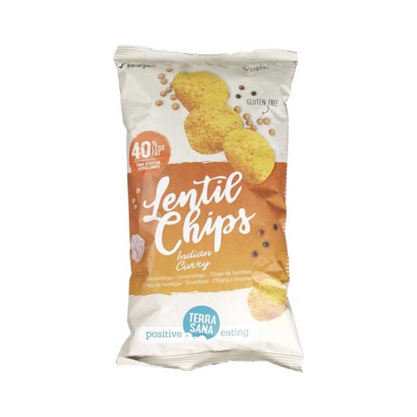 Terrasana Chips de Lentille Curry 75G