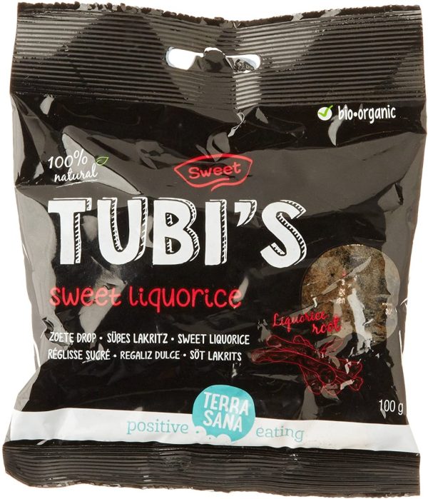 Terrasana Tubis Sachet de Réglisses Sucrées 100G