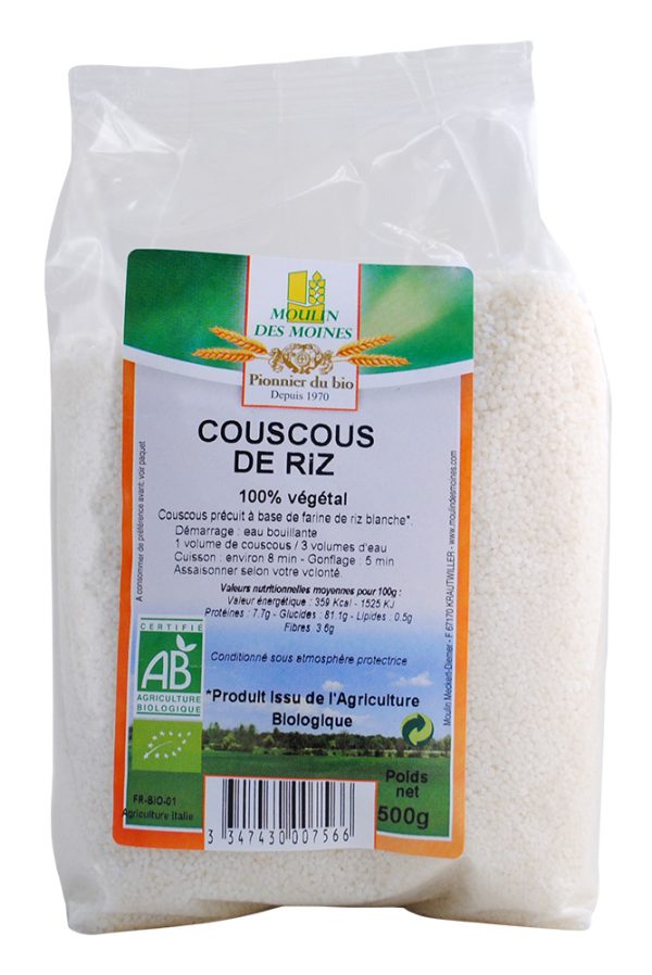 Moulin des Moines Couscous de Riz 500G