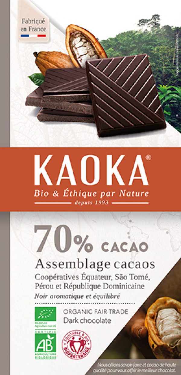 Kaoka Noir 70% Cacao 100G
