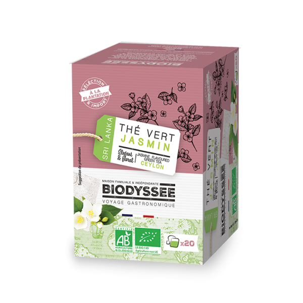 Biodyssée Thé Vert Jasmin Oriental X20