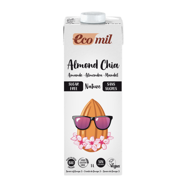 Ecomil Boisson Amande Chia 1L