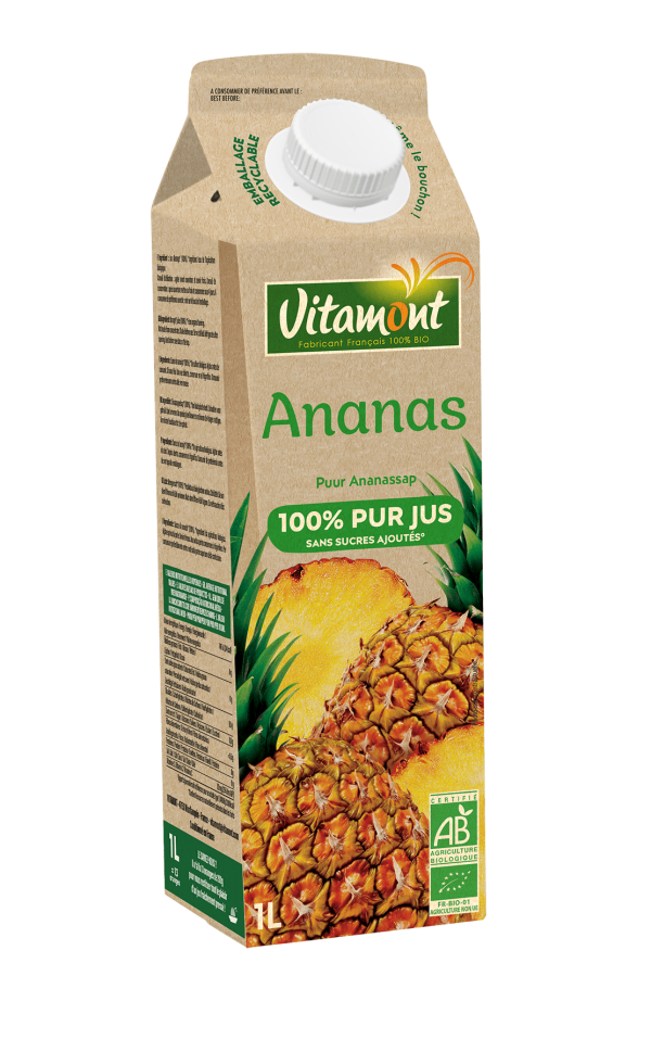 Vitamont Pur Jus Ananas 1L