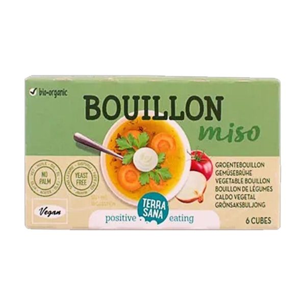 Terrasana Bouillon Cubes de Légumes au Miso 64G