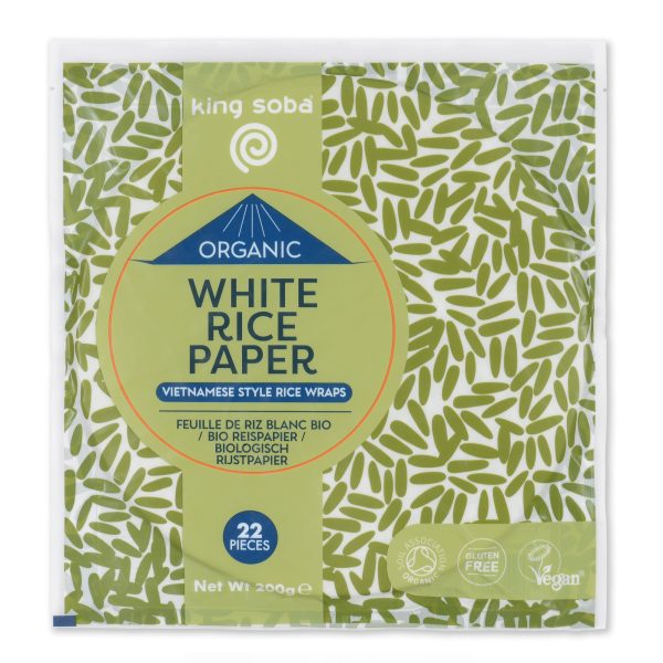 King Soba Feuilles de Riz Blanc 200G