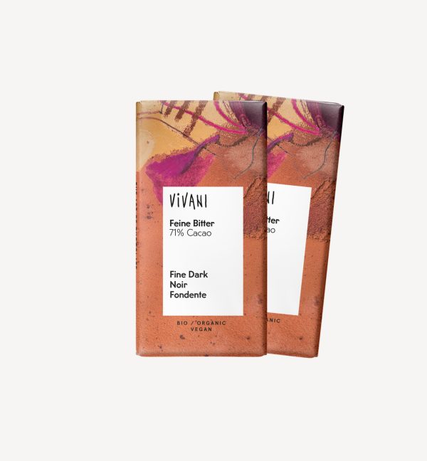 Vivani Mini Barre Chocolat Noir 12G