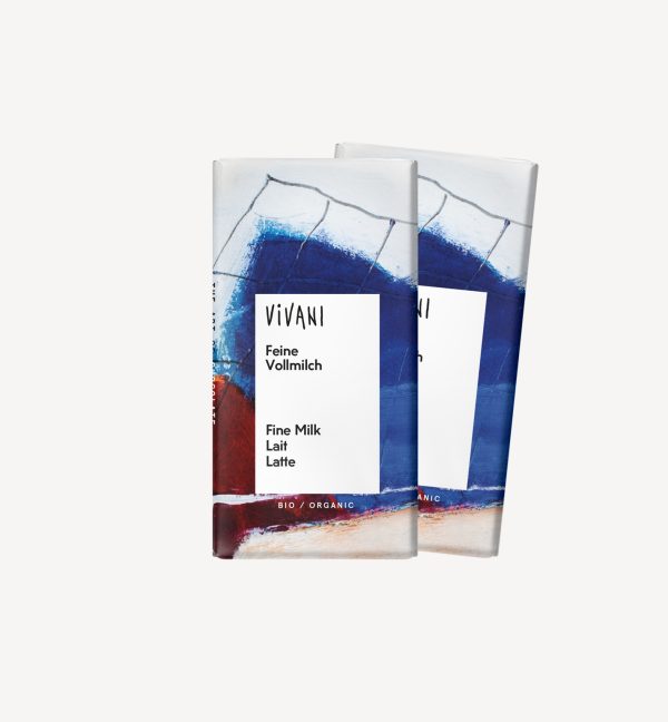 Vivani Mini Barre Fine au Lait Entier 12G