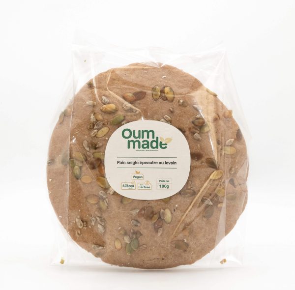 Oum Made Pain Seigle Épeautre au Levain x2