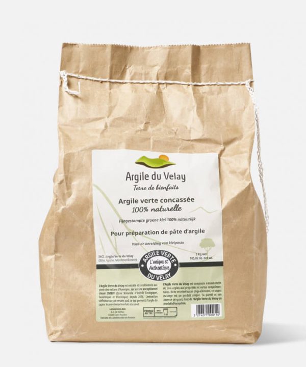 Argile du Velay Argile Verte Concassée 3Kg