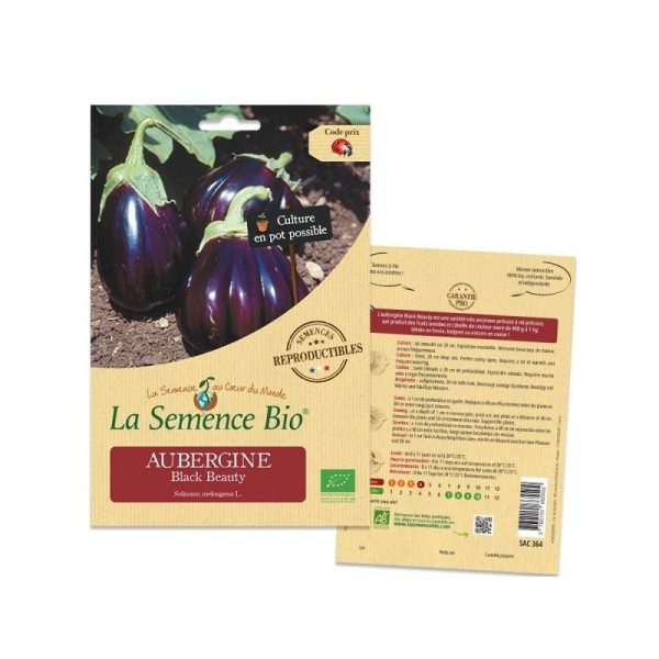 La Semence Bio Aubergine Black Beauty 0.14G