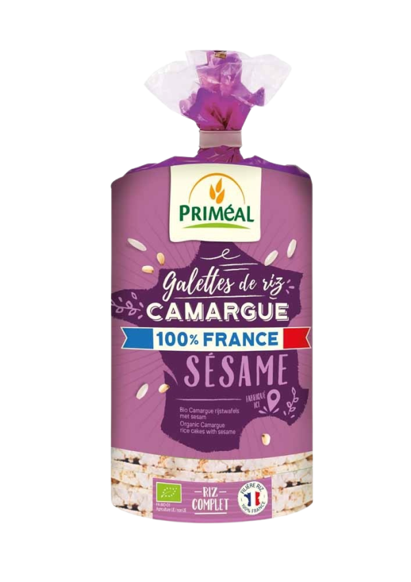 Primeal Galettes de Riz-Sésame 130G