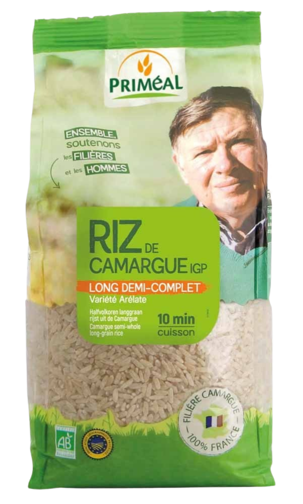 Primeal Riz de Camargue Long Demi-complet 1Kg