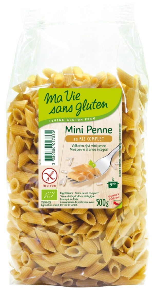 Ma Vie Sans Gluten Mini Penne au Riz Complet 500G