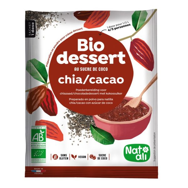 Natali Bio Dessert Chia/Cacao 70G