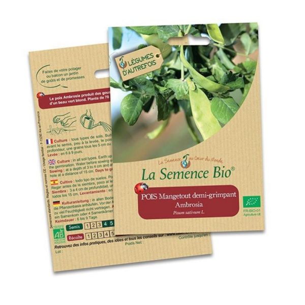 La Semence Bio Pois Mangetout 40G