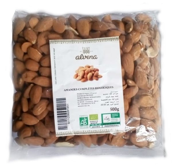 Alvena Amandes Complètes 500G