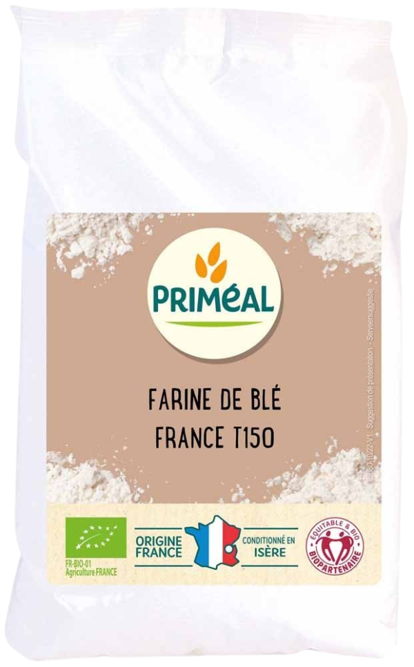 Primeal Farine de Blé Type 150 1Kg