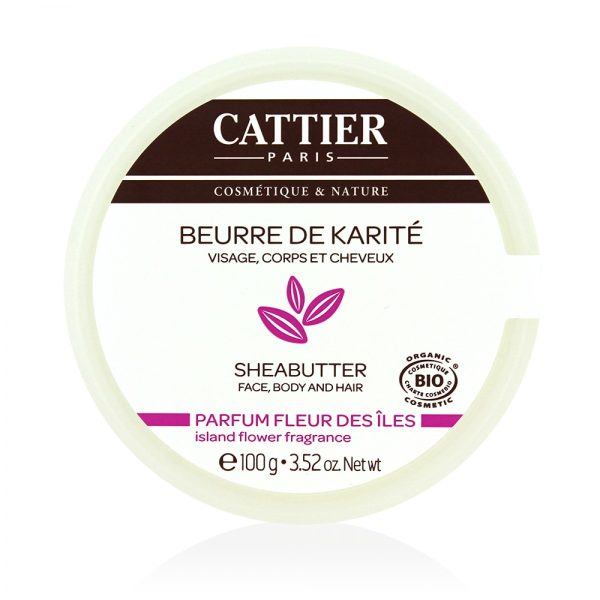 Cattier Beurre De Karité - Fleur Des Ïles 100G