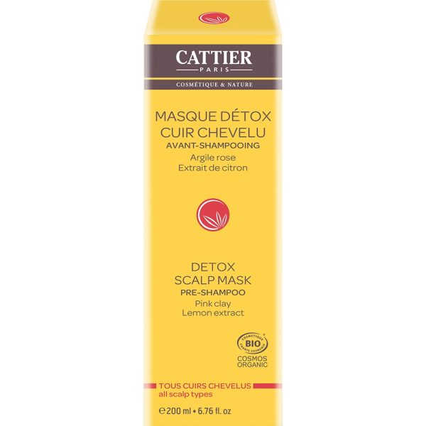 Cattier Masque Détox Cuir Chevelu 200Ml