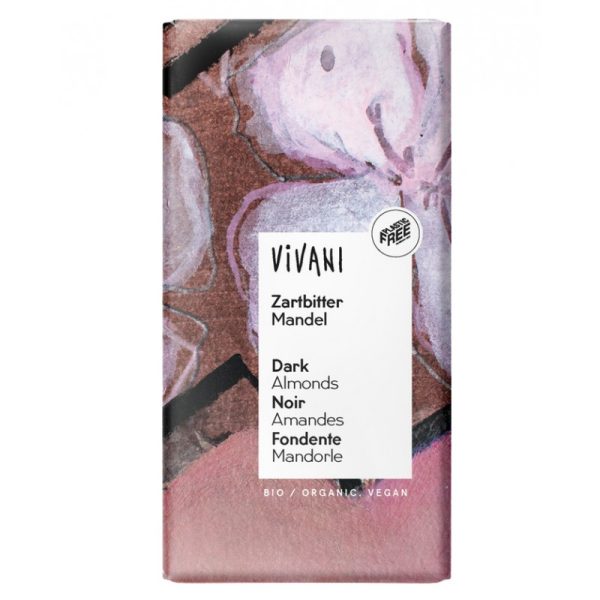 Vivani Chocolat Noir aux Amandes 100G