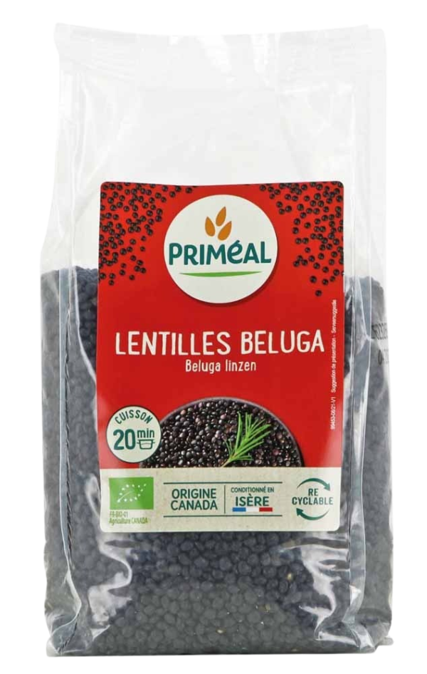 Primeal Lentilles Beluga 500G