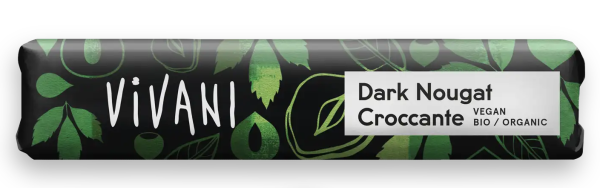 Vivani Barre de Nougat Croquante 35G
