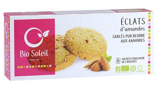 Bio Soleil Sablés aux Éclats d'Amande 120G