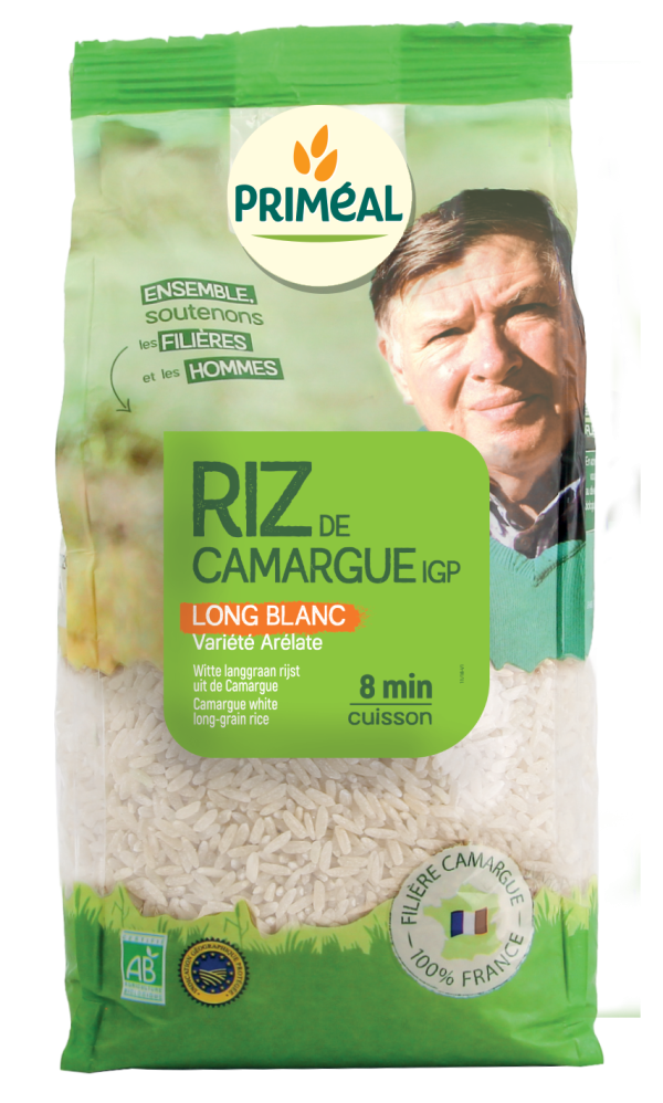 Primeal Riz Long Blanc de Camargue 1Kg