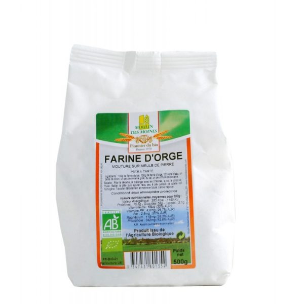 Moulin des Moines Farine d’Orge 500G