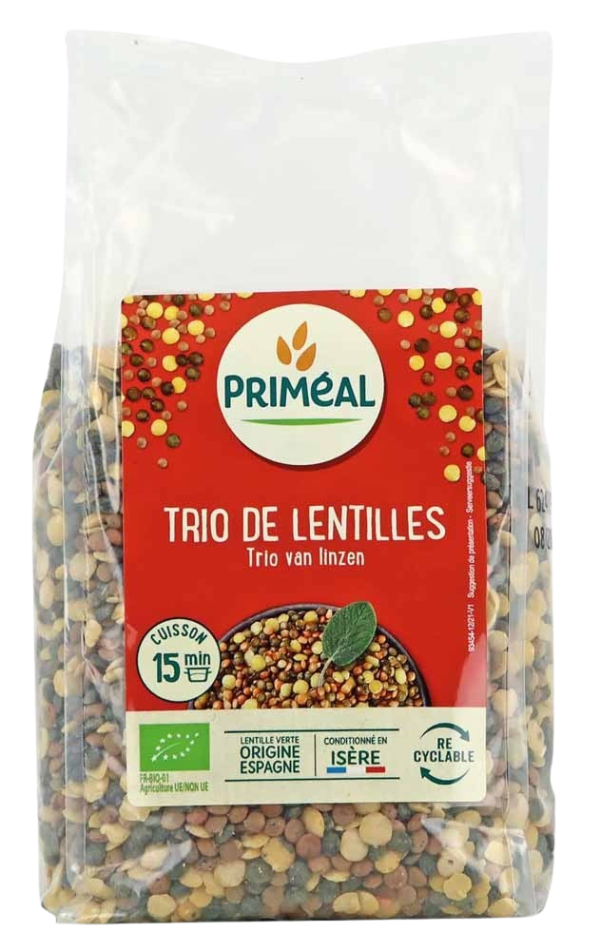 Primeal Trio de Lentilles 500G