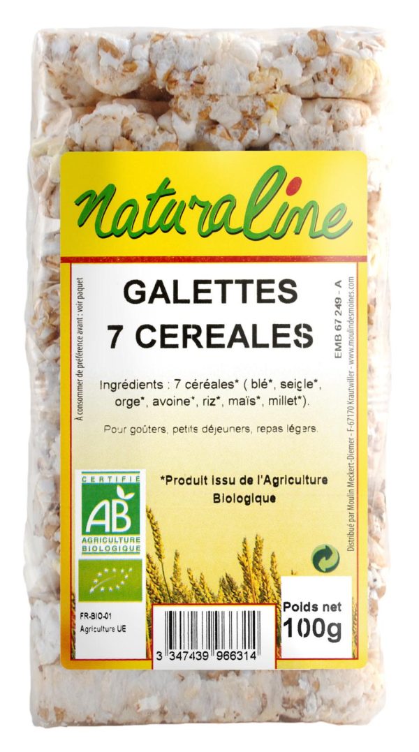 Naturaline Galettes 7 Céréales 100G