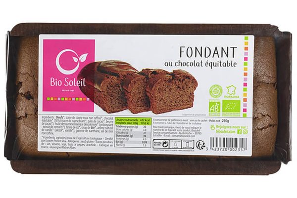 Bio Soleil Fondant au Chocolat 250G