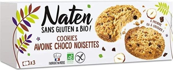 Naten Cookies Avoine Choco Noisettes 120G