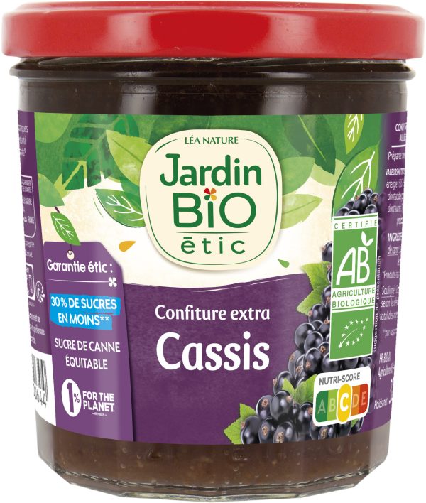 Jardin Bio Confiture Cassis 320G