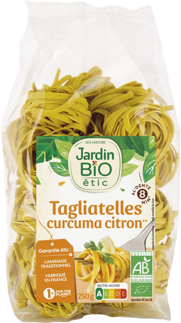 Jardin Bio Tagliatelles Curcuma Citron 250G