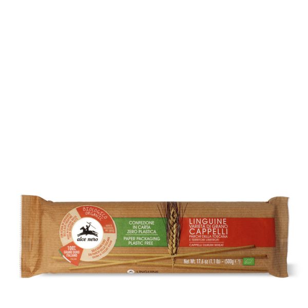 Alce Nero Linguine Cappelli au Blé Dur 500G