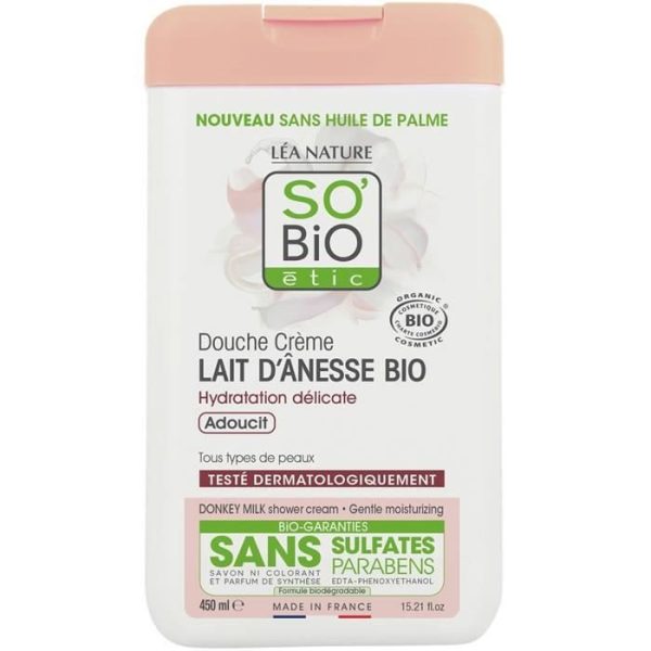 So Bio  Douche Crème au Lait D'Ânesse 450Ml